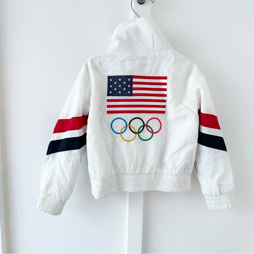 KITH x Olympics USA white track jacket